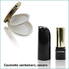 Cosmetic containers, covers