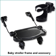 Baby stroller frame and accessory