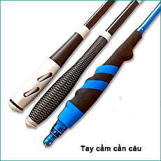 tay cầm cần câu